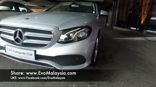 Evo Malaysiacom  2017 MercedesBenz W213 E200 Avantgarde Walk Around Review by Bobby Ang [upl. by Enitsyrhc801]