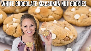 How To Make White Chocolate Chip Macadamia Nut Cookies [upl. by Yecac]