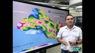 Pronóstico del tiempo para este domingo 7 y lunes 8 de julio [upl. by Ramey]