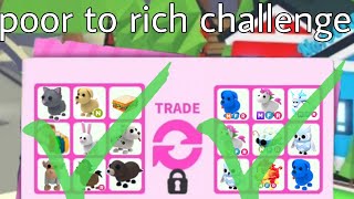 POOR to RICH CHALLENGE in Adopt Me [upl. by Efar]