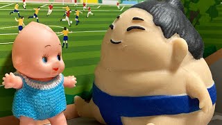 【キューピー】日本のお相撲さんだよ。Japanese sumo wrestlersキューピー kewpie [upl. by Arte]