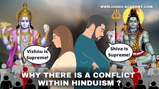 Why there is A Conflict within Hinduism Hindu Academy [upl. by Wolbrom]