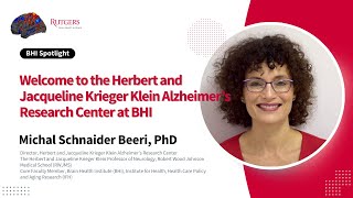 Welcome to the Herbert and Jacqueline Krieger Klein Alzheimer’s Research Center at BHI [upl. by Ayeki75]