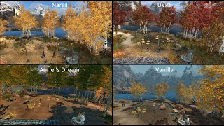 Comparing 3 offical SkyrimVR Wabbajack lists to Vanilla graphics 4K [upl. by Barna]