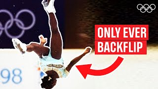 History made Surya Bonaly lands a Backflip during her free skate [upl. by Demetris]