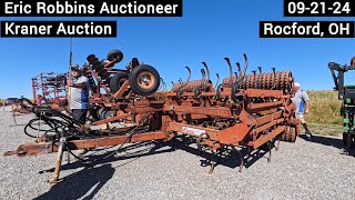 Results  Old Farm Equipment  Kontz  Oliver  Glencoe  White  IH  Kraner Auction 092124 [upl. by Airtened196]