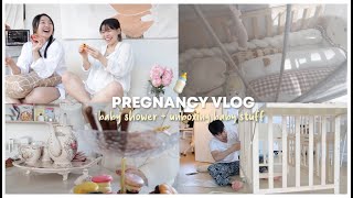 PREGNANCY VLOG ❄️️ baby shower gender reveal 👶🏻  Erna Limdaugh [upl. by Desta]