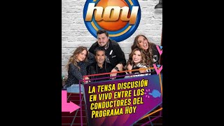 La tensa discusión en vivo entre los conductores del Programa Hoy [upl. by Dulcia773]