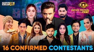 16 CONFIRMED CONTESTANTS OF BIGG BOSS OTT 3  BIGG BOSS 2024  BBOTT  BBOTT3  ANIL KAPOOR  ARMAAN [upl. by Nauqes]