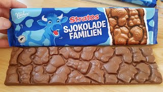 Stratos Norwegian Aerated Milk Chocolate With Decorative Animal Figurines [upl. by Sanger48]