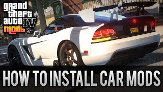 How To Install Car Mods in GTA IV 2024  GTA 4 Mods Tutorial [upl. by Branscum128]