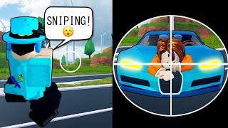 JAILBREAK NEW SNIPER amp NEW CAR Roblox [upl. by Lyndy]