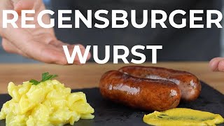 Regensburger Wurst selber machen  Leckerer lokaler Klassiker auch für den Grill [upl. by Belsky]