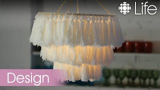 How to Make a Tassel Chandelier  CBC Life [upl. by Supmart912]