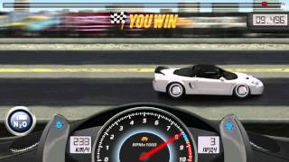 Drag Racing Honda NSXR Tune level 4 14 mile v 16 [upl. by Dallon381]