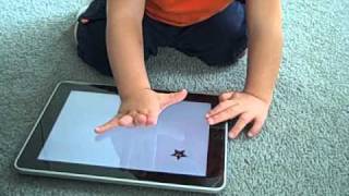 B plays Sparkabilities App on the iPad [upl. by Samul]