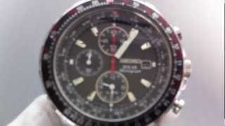 Mens Seiko Solar Power Chronograph Watch SSC007 [upl. by Harehs869]