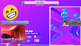 🔴FORTNITE LIVE🔴TRIOS CHAMPION HYPE CUP TOURNAMENT🔴WATCHING FNCS LIVE [upl. by Samaria]