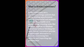 What is Kotlin Coroutines [upl. by Nahum]