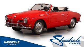 1971 Volkswagen Karmann Ghia Convertible for sale  4041 NSH [upl. by Emanuela294]