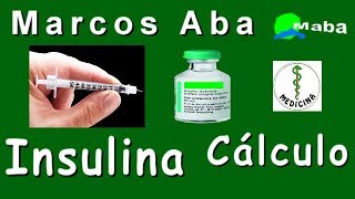 INSULINA  Como calcular  Aula 03 [upl. by Nylaroc]