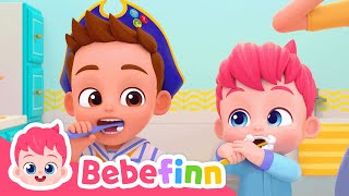 Brush Your Teeth 🦷  EP31  Bebefinn Sing Along  Nursery Rhymes amp Kids Songs [upl. by Nehtanhoj]