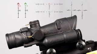 Trijicon TA02 4x32 ACOG New Reticles  OpticsPlanetcom Product in Focus [upl. by Moseley]