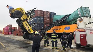 TOP 25 Dangerous Forklift Fails  Heavy Equipment Crashes  Idiots Forklift amp Car Driving Win Skills [upl. by Mohun]