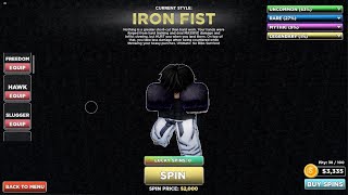 Roblox Boxing iron fist vs chronos [upl. by Juakn]