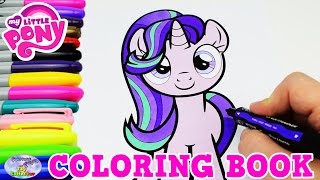 My Little Pony Coloring Book MLP Starlight Glimmer Episode Surprise Egg and Toy Collector SETC [upl. by Shreve]