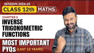 Class 12 Maths  Ch 2 Inverse Trigonometric Functions PYQs  Last 12 Years  Vidyawise [upl. by Suravart]