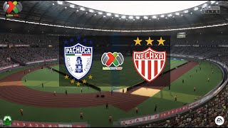 PACHUCA vs NECAXA  LIGA MX  EA Sports  PSD1EZ [upl. by Korella]