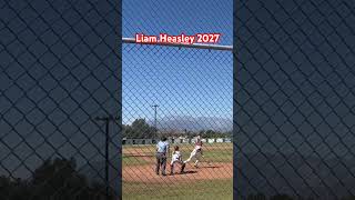 Liam Heasley 1st at bat with his 2025 select power bat baseball [upl. by Rod818]