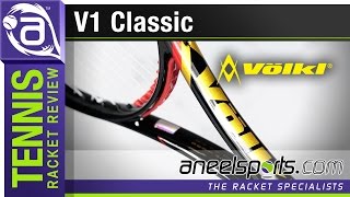 VOLKL V1 Classic Tennis Racket Review  AneelSportscom [upl. by Fasto]