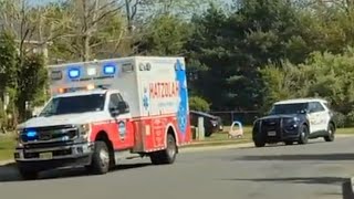 WHITESVILLE FIRE RESCUE TRUCK CENTRAL JERSEY HATZALAH AMBULANCE AND JACKSON POLICE UNIT RESPONDING [upl. by Ferren]