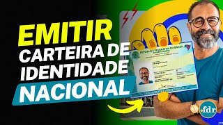 NOVA CARTEIRA DE IDENTIDADE NACIONAL COMO SOLICITAR DE GRAÇA E ONLINE VEJA COMO FUNCIONA [upl. by Marras904]