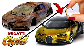 Restoration Bugatti Chiron from GOLDEN Ring 24k [upl. by Haukom]