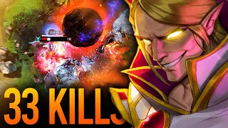 33 KILLS 100K DAMAGE DEALT INVOKER  Dota 2 Invoker [upl. by Auhel368]