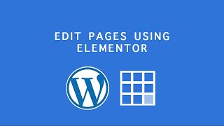 Bluehost WordPress Tutorial Edit individual pages using Elementor Quick Demo with Elixar Theme [upl. by Sachs230]