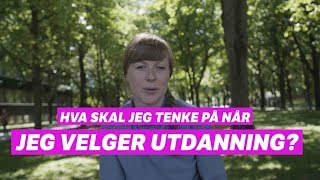 Tre tips til valg av utdanning [upl. by Nennek246]