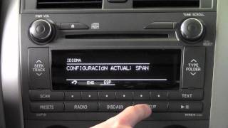 2011  Toyota  Corolla  Bluetooth And Radio Language  How To by Toyota City Minneapolis MN [upl. by Llertnauq700]