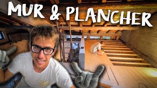 MUR ET PLANCHER  Passion Rénovation Ep21  construction maison travaux DIY [upl. by Imuya]