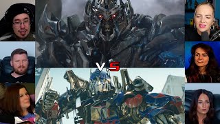 Optimus prime vs Megatron Transformers  2007  Reaction Mashup  transformers [upl. by Gilliette464]