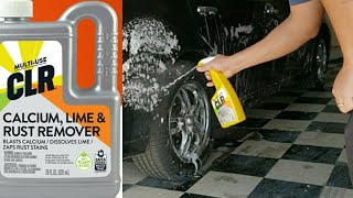 CAN CLR REMOVE HARD WATER STAINS FROM A VEHICLE [upl. by Amathist647]