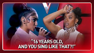 16YearOld SHOCKS everyone with her UNIQUE sound in The Voice  Journey 145 [upl. by Fina245]