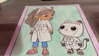 Coloring Gabby and Pandy at Spa  Gabbys Dollhouse Coloring Book [upl. by Alfred512]