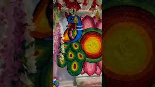 Ganpati decoration  fur woolen design [upl. by Moule]