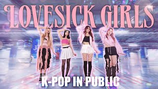 KPOP IN PUBLIC  ONE TAKE BLACKPINK 블랙핑크  LOVESICK GIRLS  Dance cover by ROUGE CREW [upl. by Nivad294]