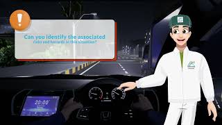 Honda Cars  We Care For Your Safety  Danger Prediction while driving through an Intersection [upl. by Oiramat]