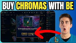 How to Buy Chromas for Blue Essence in LoL  Essence Emporium riotgames [upl. by Eahc]